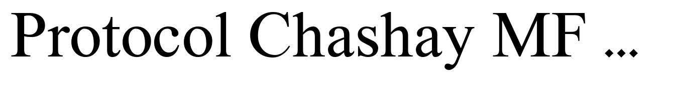 Protocol Chashay MF Light Italic